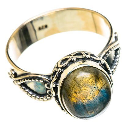 Labradorite Rings handcrafted by Ana Silver Co - RING85957