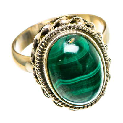 Malachite Rings handcrafted by Ana Silver Co - RING85966