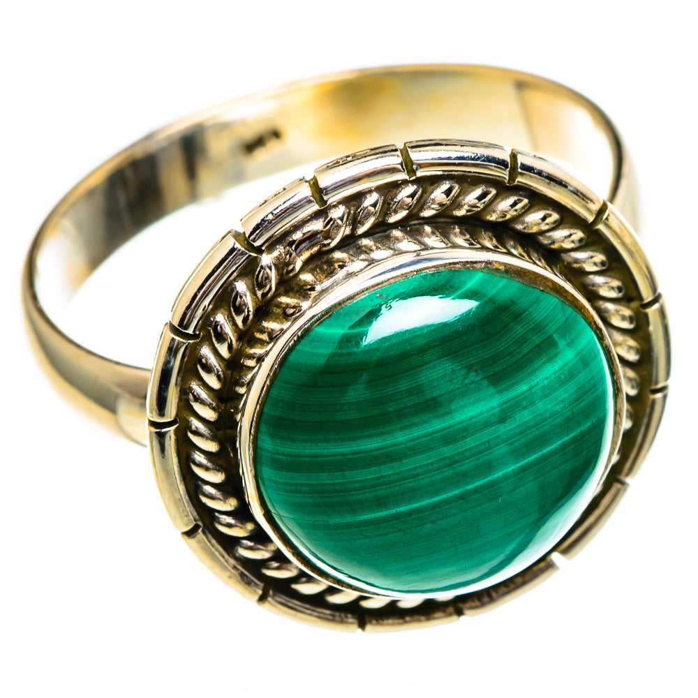 Malachite Rings handcrafted by Ana Silver Co - RING85968