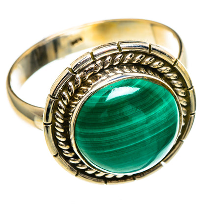 Malachite Rings handcrafted by Ana Silver Co - RING85968