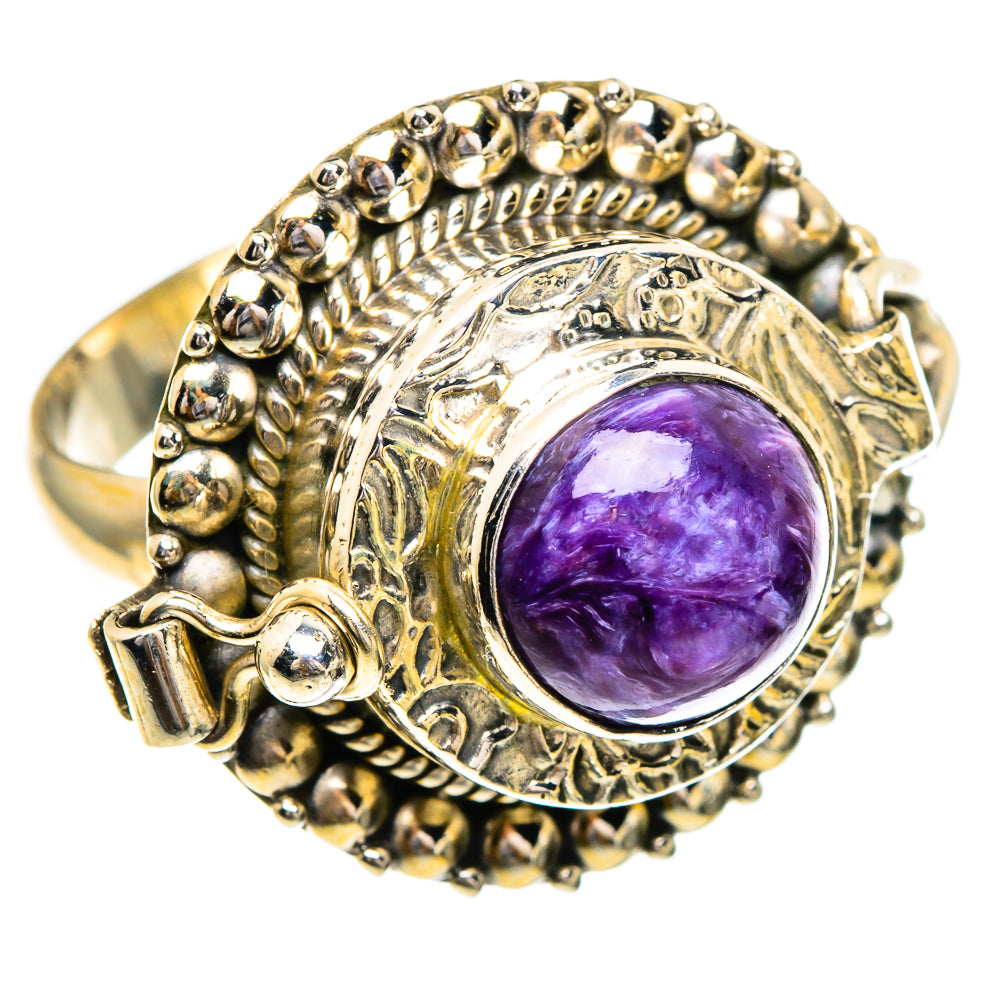 Charoite Rings handcrafted by Ana Silver Co - RING85978