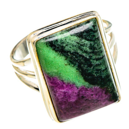 Ruby Zoisite Rings handcrafted by Ana Silver Co - RING85983
