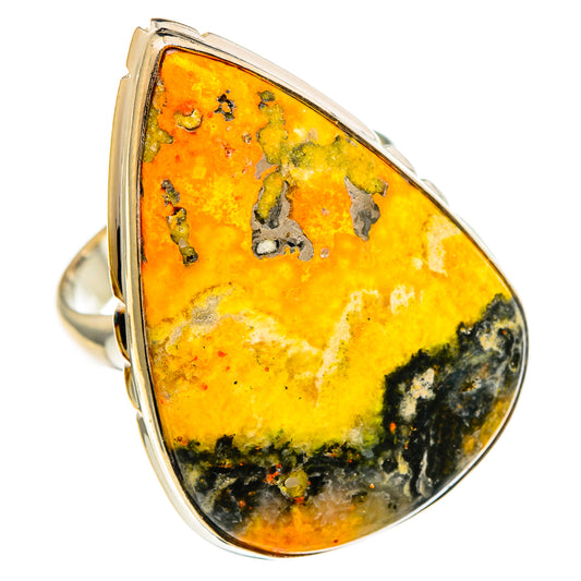 Bumble Bee Jasper Rings handcrafted by Ana Silver Co - RING85987
