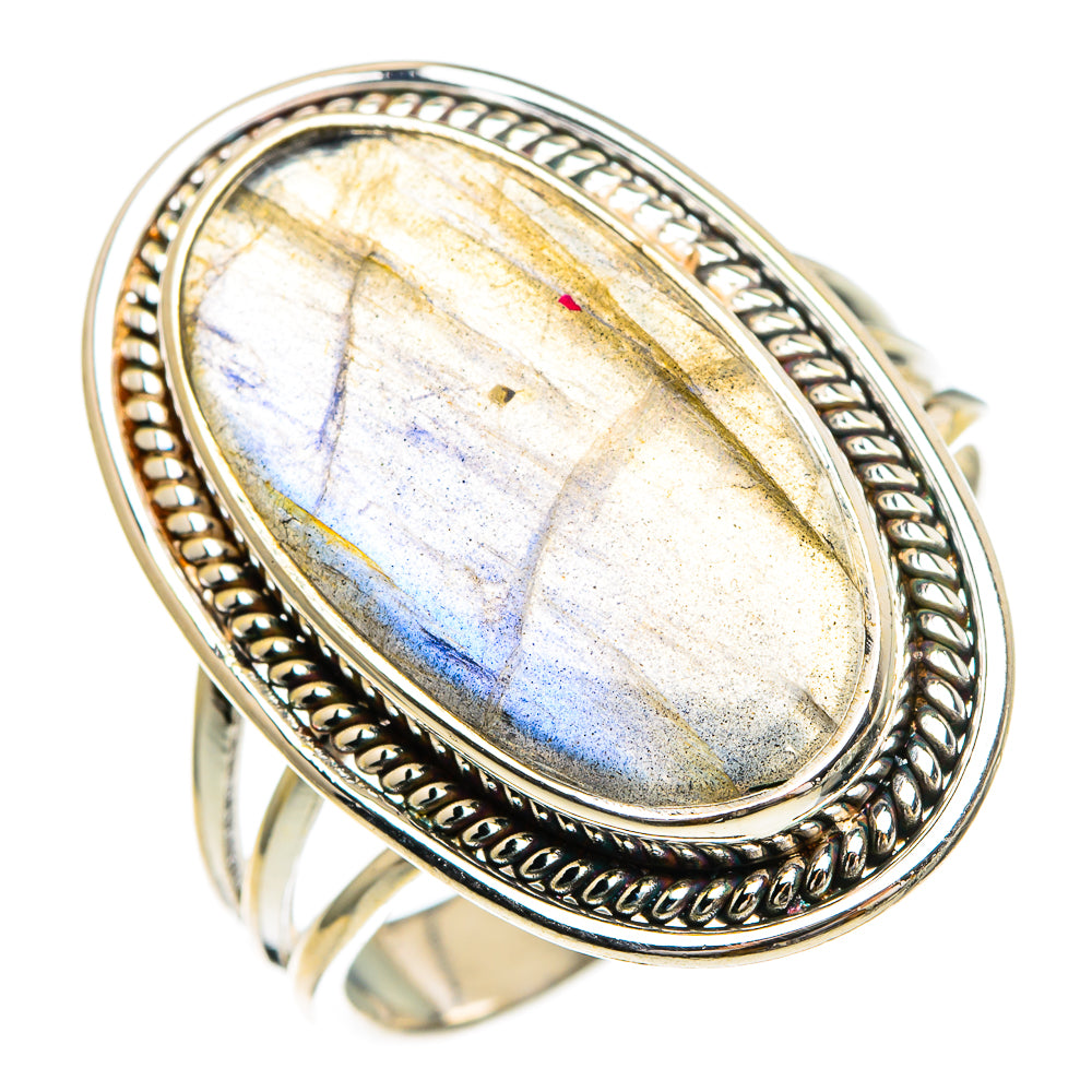 Labradorite Rings handcrafted by Ana Silver Co - RING85996