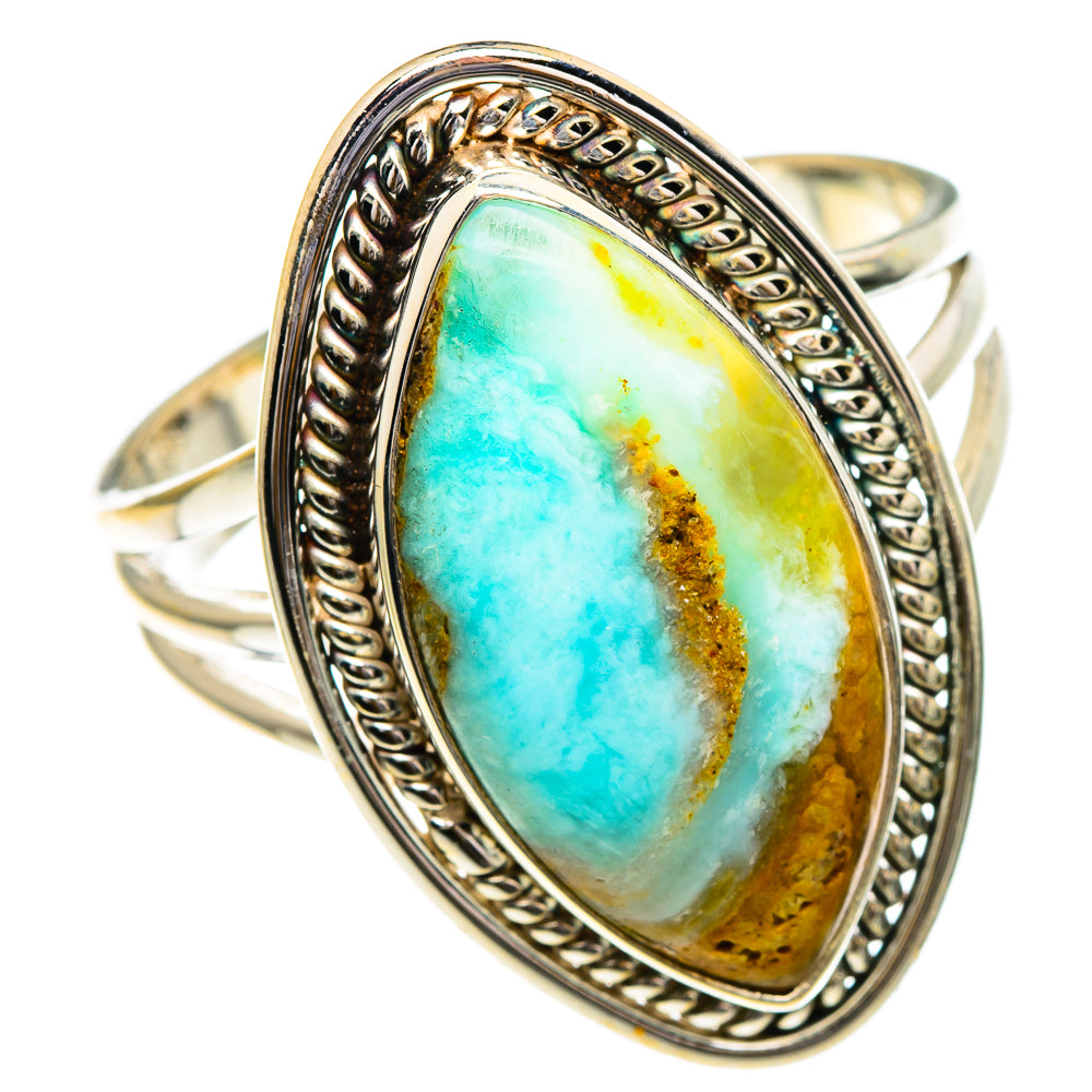 Peruvian Opal Rings handcrafted by Ana Silver Co - RING85997