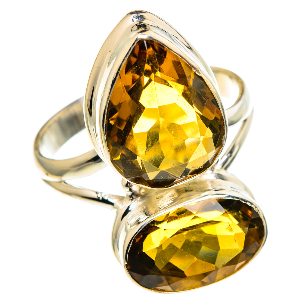 Mandarin Citrine Rings handcrafted by Ana Silver Co - RING86003