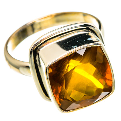 Mandarin Citrine Rings handcrafted by Ana Silver Co - RING86008