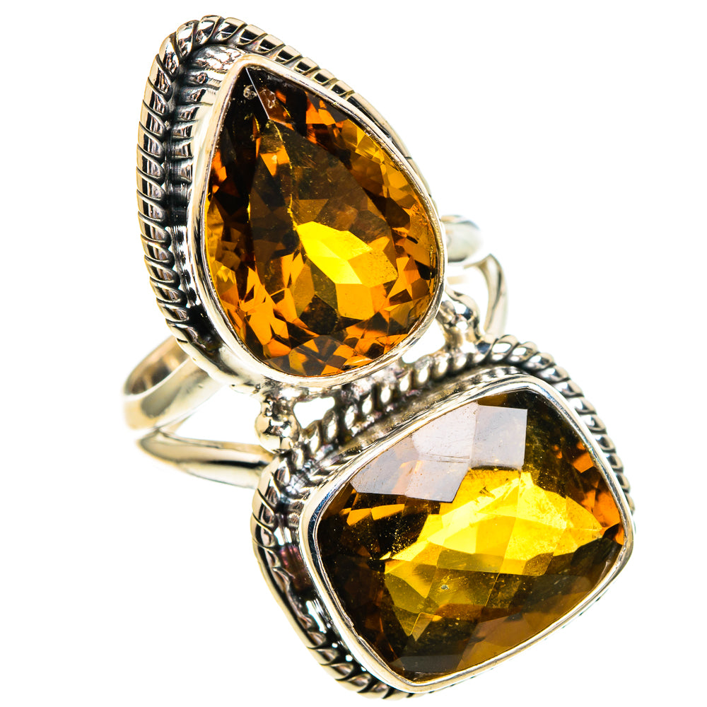 Mandarin Citrine Rings handcrafted by Ana Silver Co - RING86033