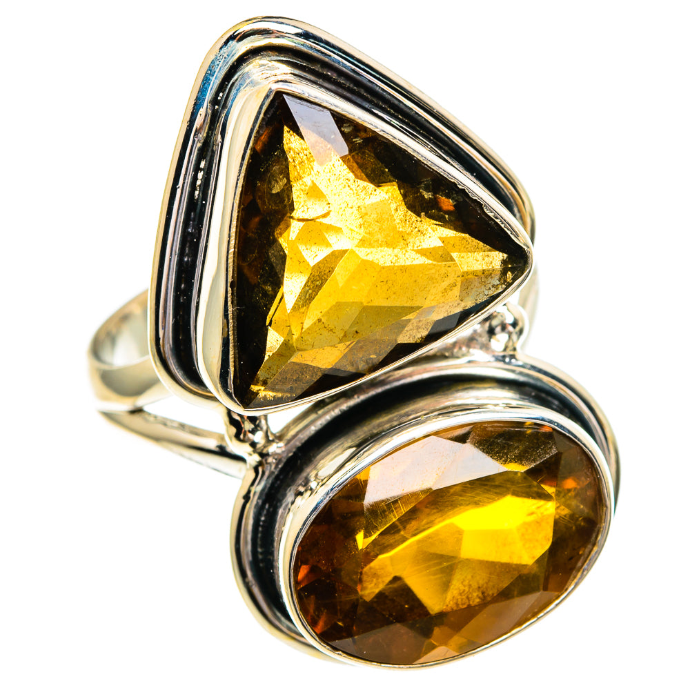Mandarin Citrine Rings handcrafted by Ana Silver Co - RING86035