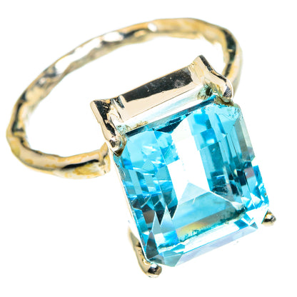 Blue Topaz Rings handcrafted by Ana Silver Co - RING86047
