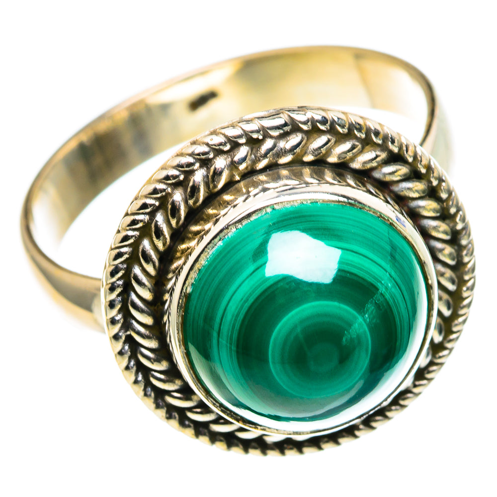 Malachite Rings handcrafted by Ana Silver Co - RING86054