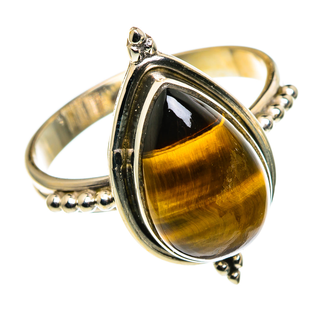 Tiger Eye Rings handcrafted by Ana Silver Co - RING86056