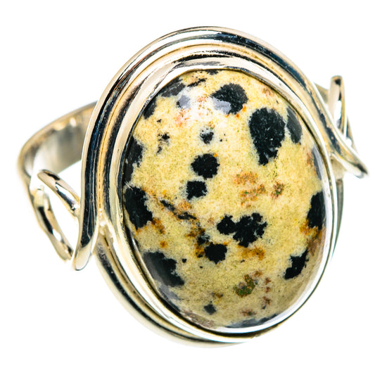 Dalmatian Jasper Rings handcrafted by Ana Silver Co - RING86059