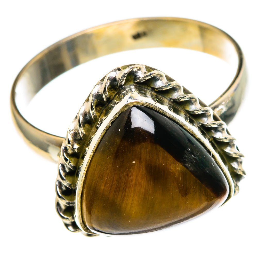 Tiger Eye Rings handcrafted by Ana Silver Co - RING86061