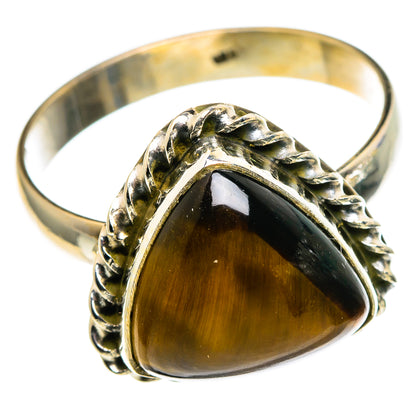 Tiger Eye Rings handcrafted by Ana Silver Co - RING86061
