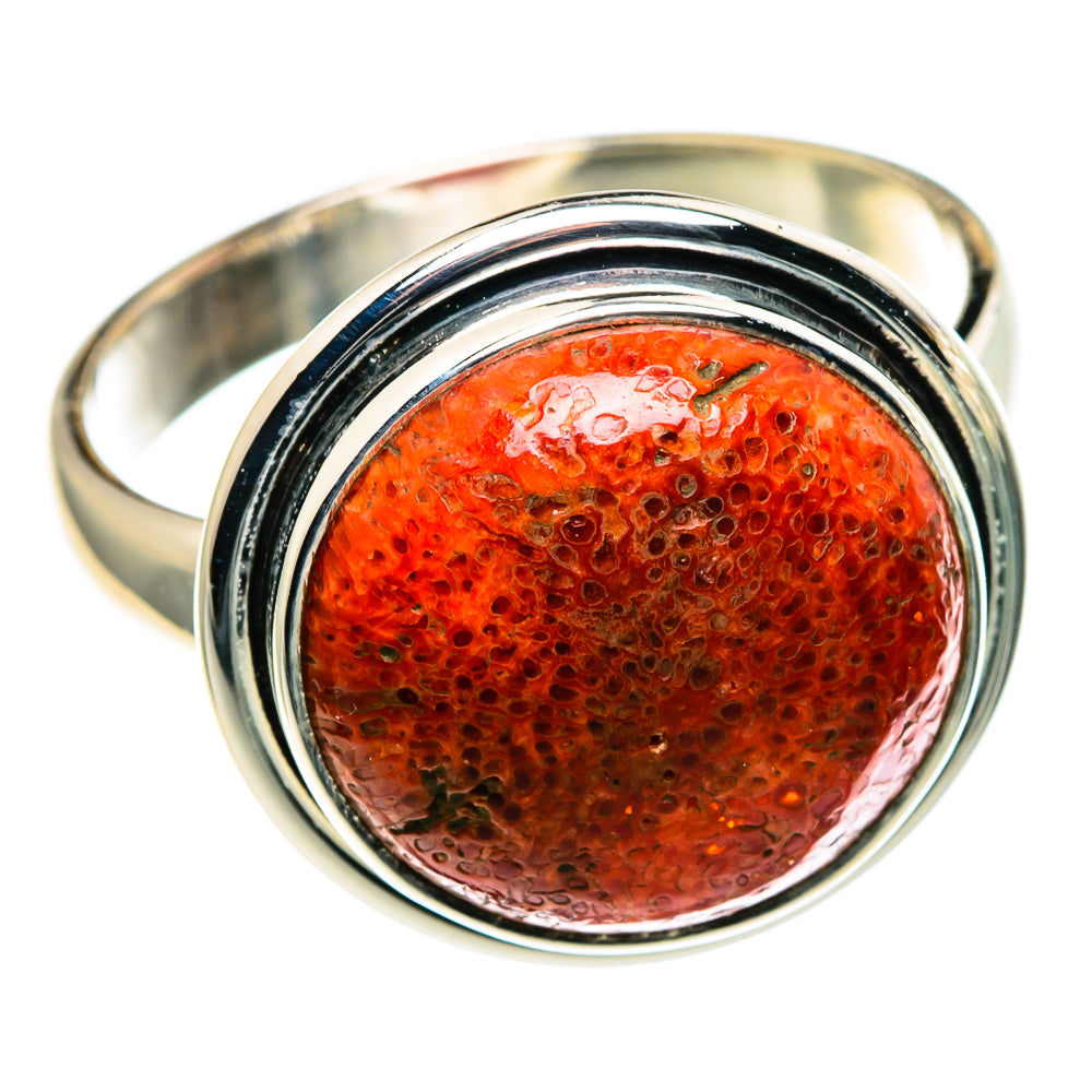 Sponge Coral Rings handcrafted by Ana Silver Co - RING86063