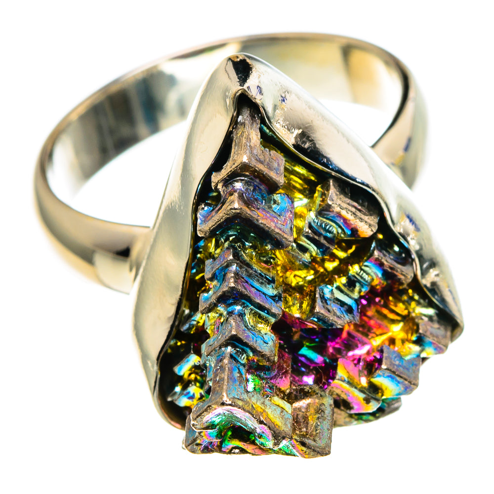 Bismuth Crystal Rings handcrafted by Ana Silver Co - RING86081