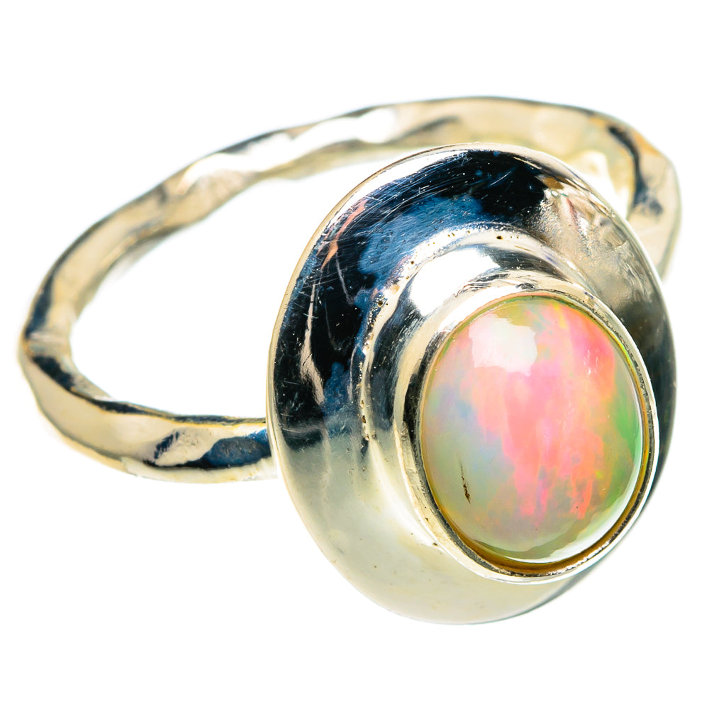 Ethiopian Opal Rings handcrafted by Ana Silver Co - RING86082