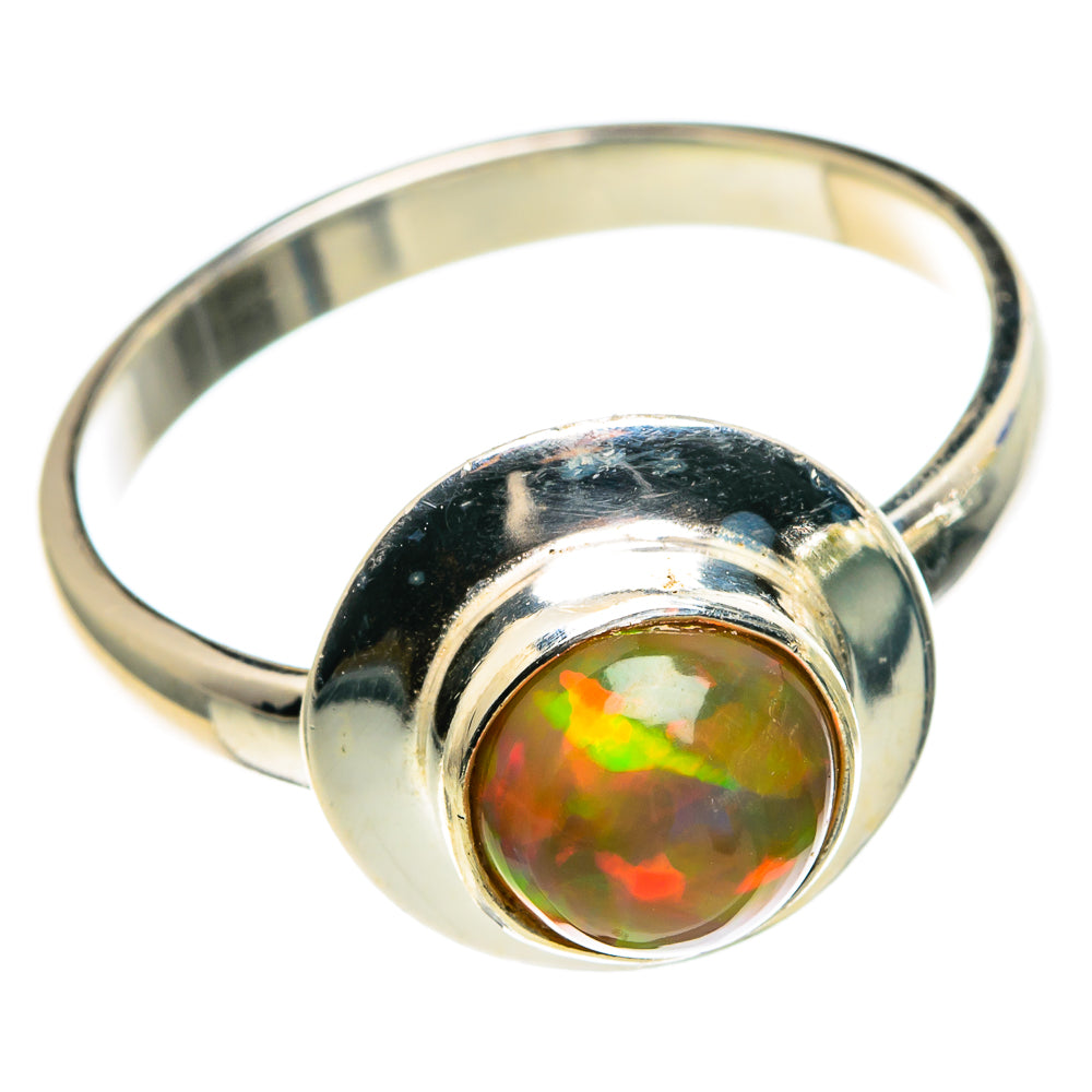 Ethiopian Opal Rings handcrafted by Ana Silver Co - RING86083