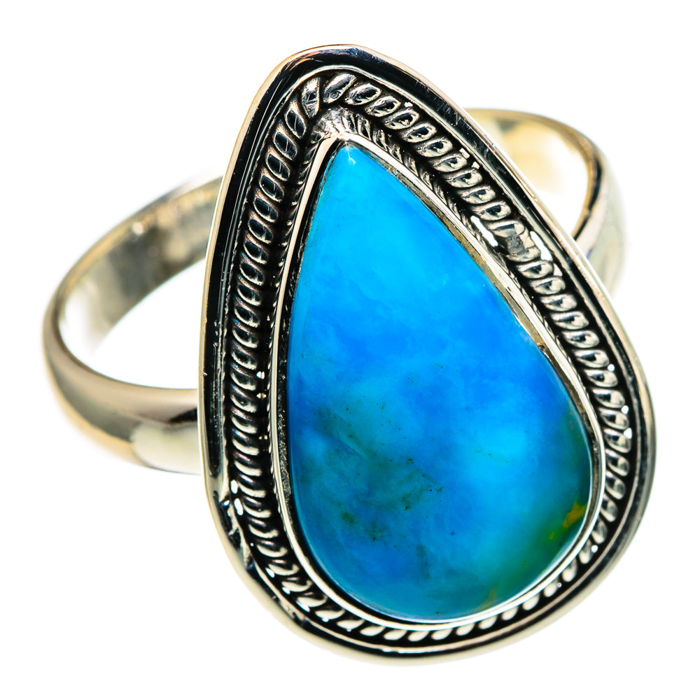 Larimar Rings handcrafted by Ana Silver Co - RING86087