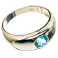 Blue Topaz Rings handcrafted by Ana Silver Co - RING86088