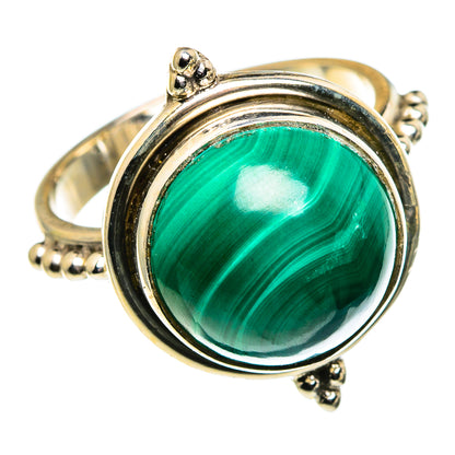 Malachite Rings handcrafted by Ana Silver Co - RING86093