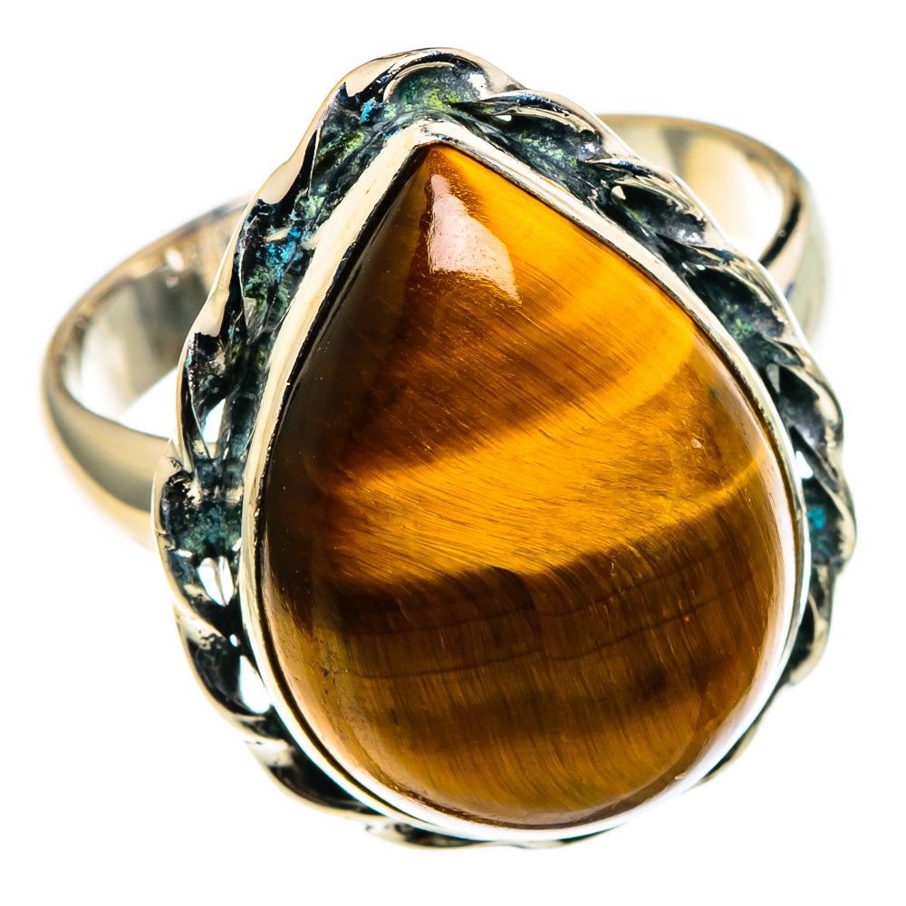 Tiger Eye Rings handcrafted by Ana Silver Co - RING86099