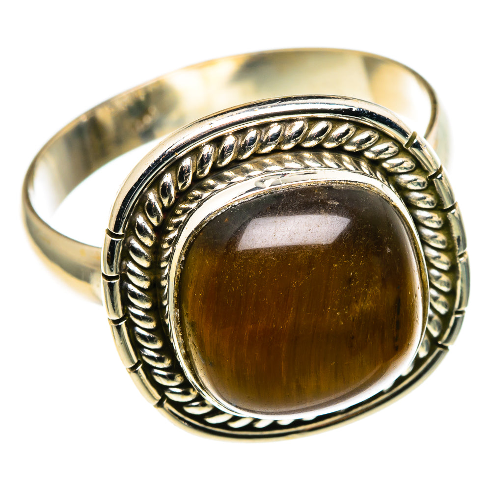 Tiger Eye Rings handcrafted by Ana Silver Co - RING86102