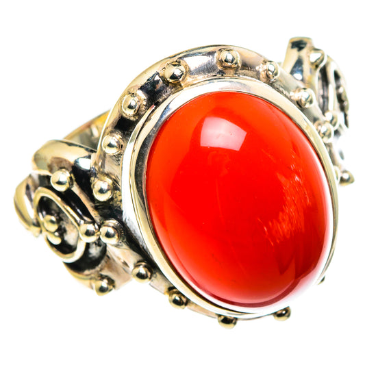 Red Onyx Rings handcrafted by Ana Silver Co - RING86106
