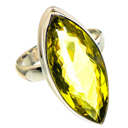 Olive Quartz Rings handcrafted by Ana Silver Co - RING86127
