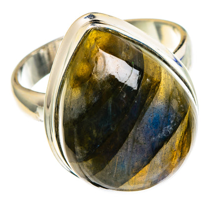 Labradorite Rings handcrafted by Ana Silver Co - RING86131