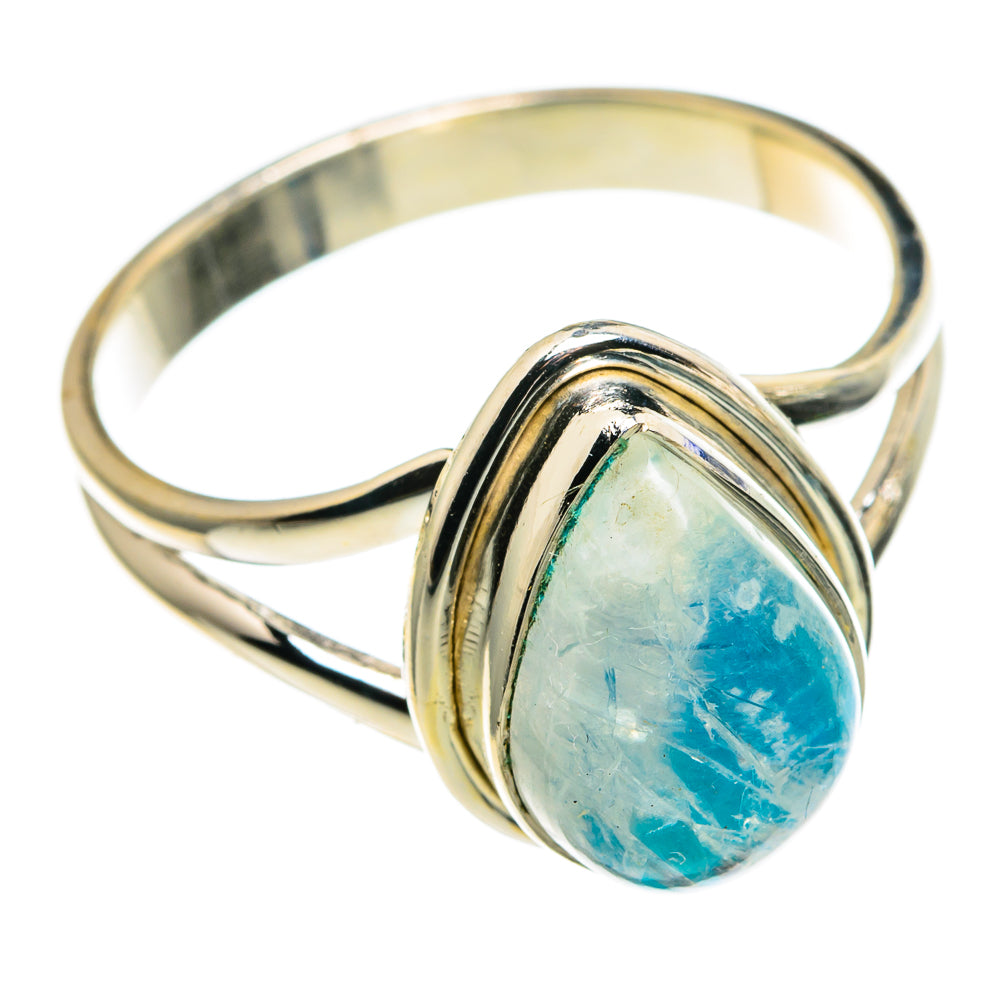 Rainbow Moonstone Rings handcrafted by Ana Silver Co - RING86140