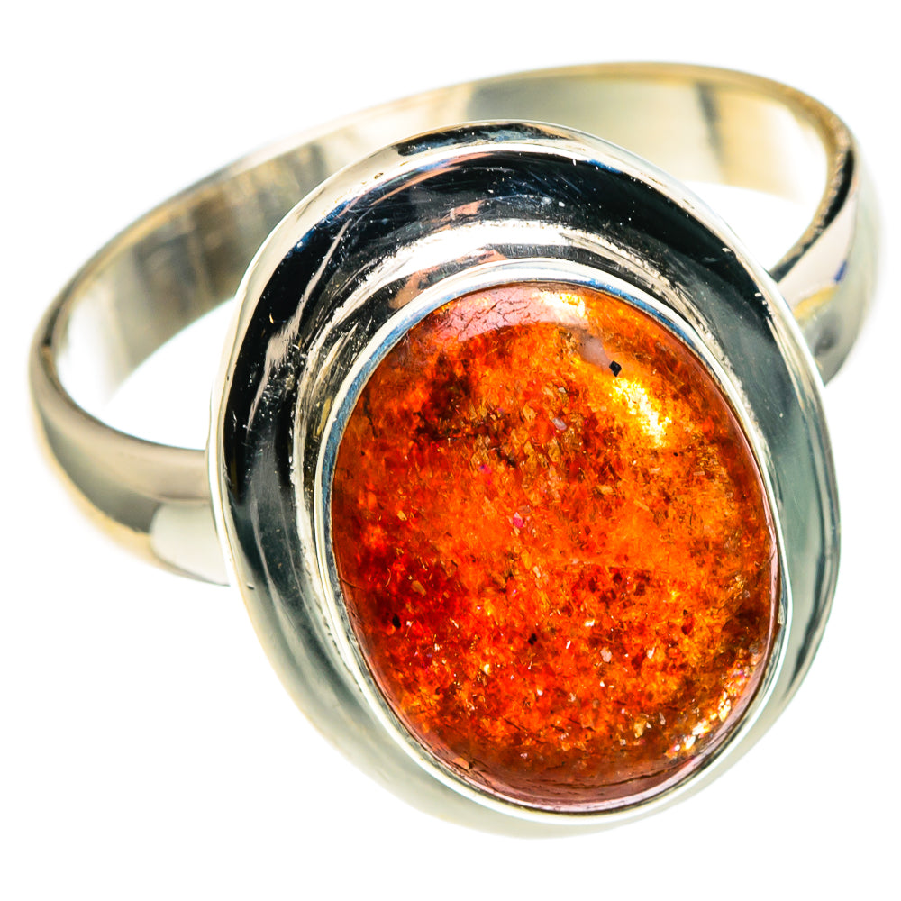 Sunstone Rings handcrafted by Ana Silver Co - RING86148
