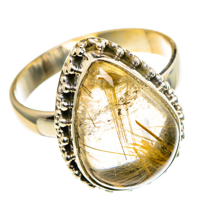 Rutilated Quartz Rings handcrafted by Ana Silver Co - RING86159