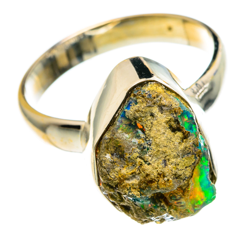 Ethiopian Opal Rings handcrafted by Ana Silver Co - RING86166