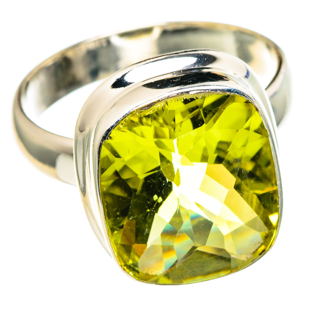 Olive Quartz Rings handcrafted by Ana Silver Co - RING86169