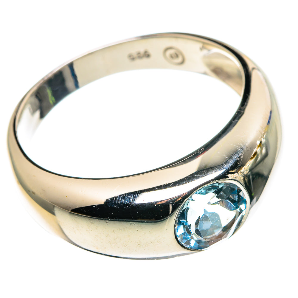 Blue Topaz Rings handcrafted by Ana Silver Co - RING86171 - Photo 2