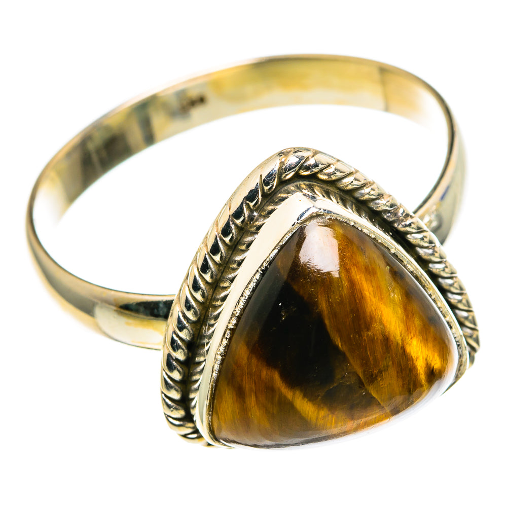 Tiger Eye Rings handcrafted by Ana Silver Co - RING86182