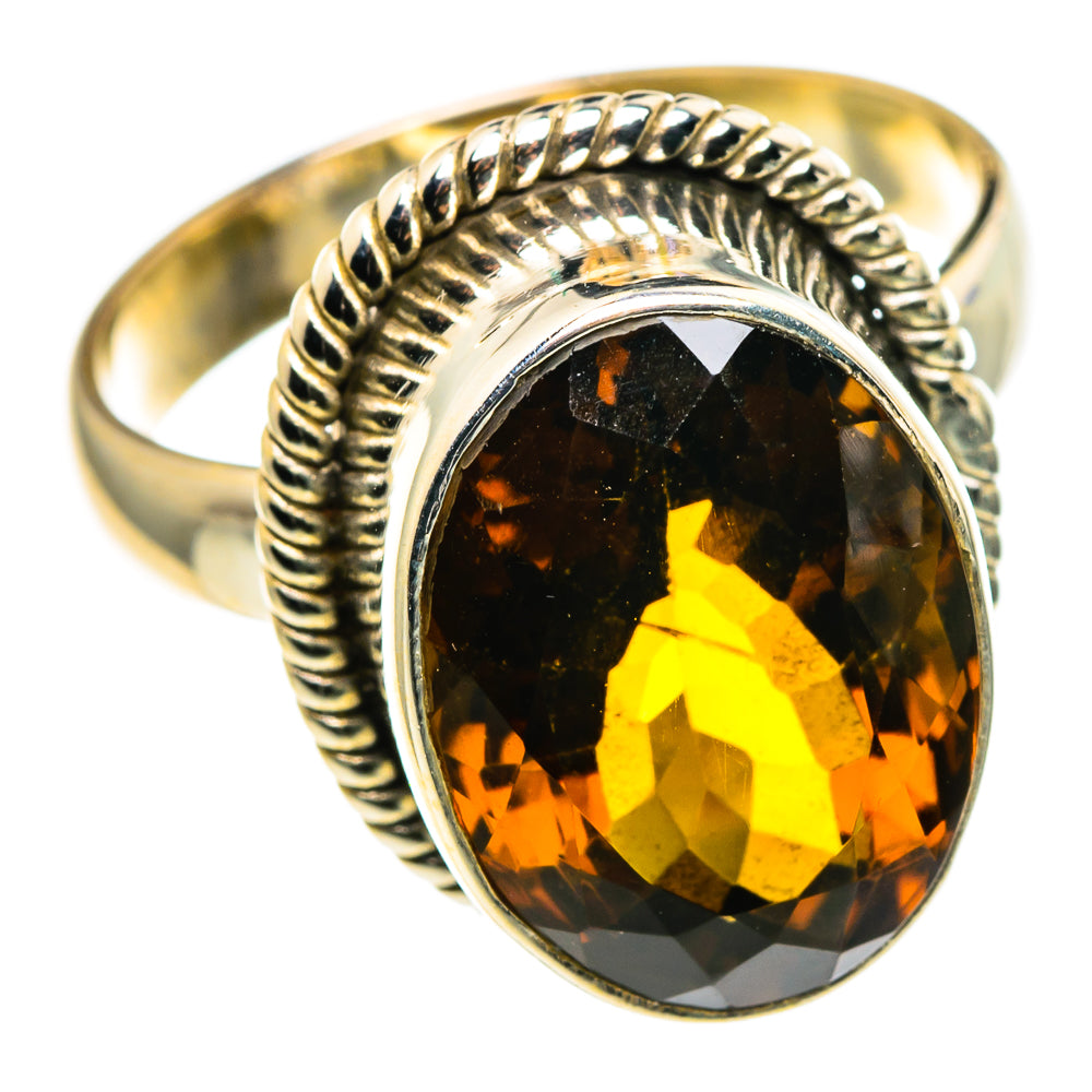 Mandarin Citrine Rings handcrafted by Ana Silver Co - RING86185