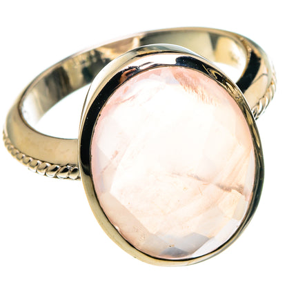 Rose Quartz Rings handcrafted by Ana Silver Co - RING86191