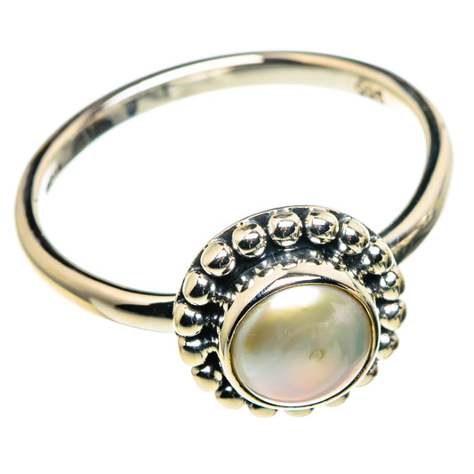 Cultured Pearl Rings handcrafted by Ana Silver Co - RING86205