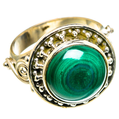 Malachite Rings handcrafted by Ana Silver Co - RING86214