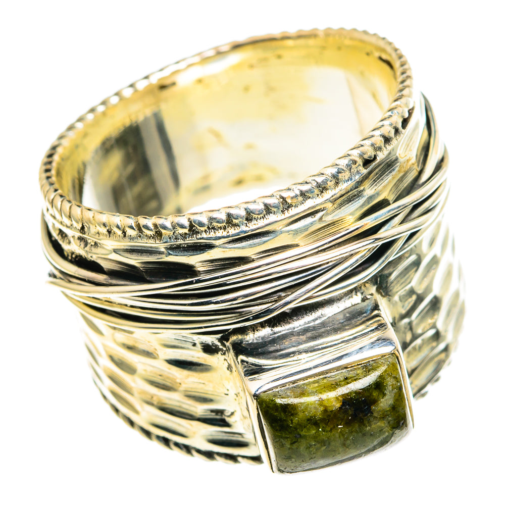 Green Tourmaline Rings handcrafted by Ana Silver Co - RING86215