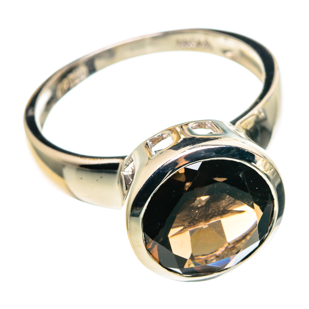 Smoky Quartz Rings handcrafted by Ana Silver Co - RING86223