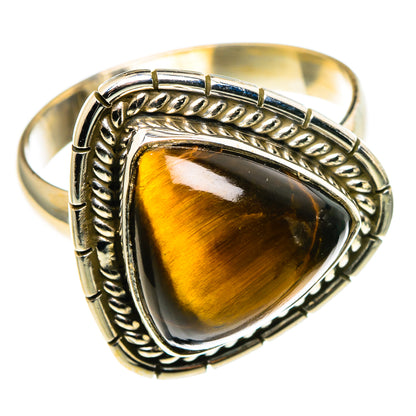 Tiger Eye Rings handcrafted by Ana Silver Co - RING86224