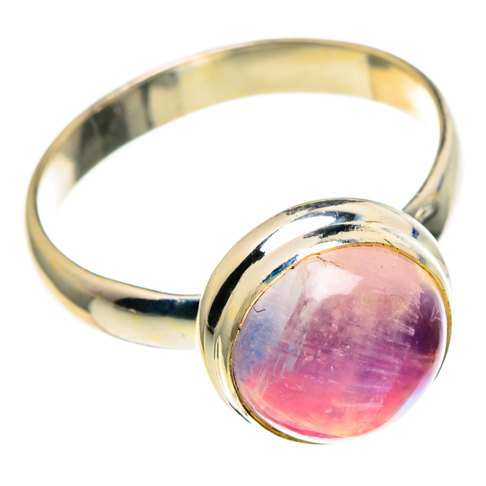 Pink Moonstone Rings handcrafted by Ana Silver Co - RING86231