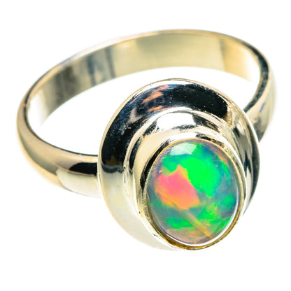 Ethiopian Opal Rings handcrafted by Ana Silver Co - RING86244