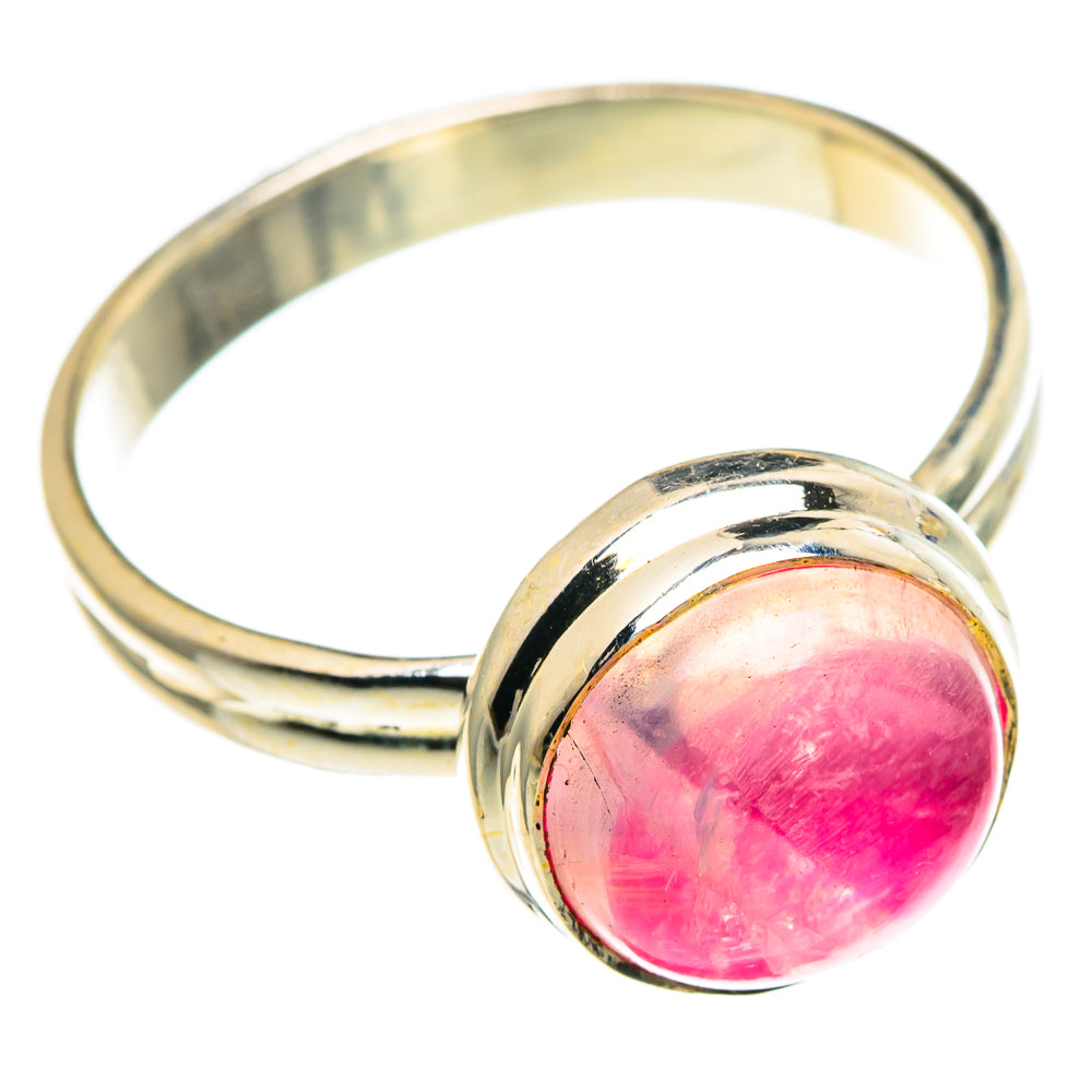Pink Moonstone Rings handcrafted by Ana Silver Co - RING86265 - Photo 2