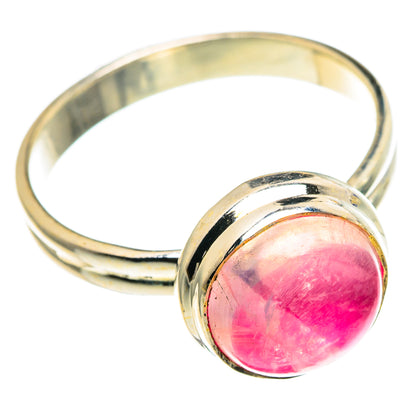 Pink Moonstone Rings handcrafted by Ana Silver Co - RING86265 - Photo 2