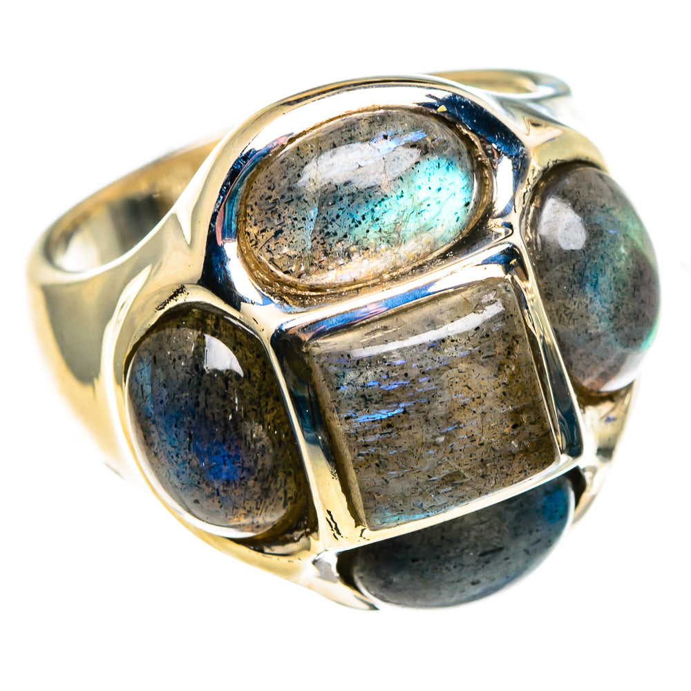 Labradorite Rings handcrafted by Ana Silver Co - RING86282